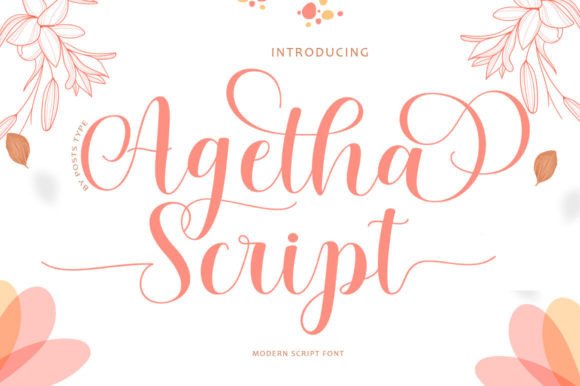 Agetha Script: Elevating Design with Elegant Typography
