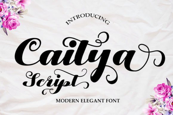 Caitya Script: A Bold Handwritten Font for Modern Designers