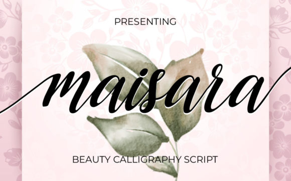 Discovering Maisara Script: The Slim, Modern Calligraphy Font