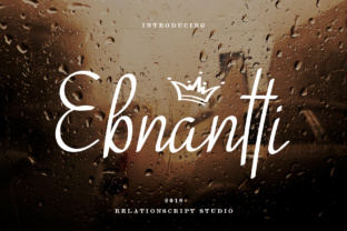 Ebnantti Script: A Hand-Drawn Typeface for Authentic Branding