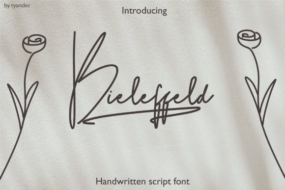 Exploring the Elegance of Bieleffed Script Font