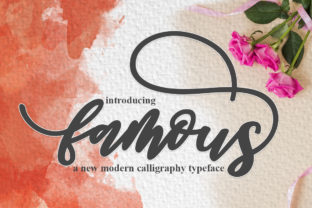 Famous Script: A Handwritten Font for Modern Brands