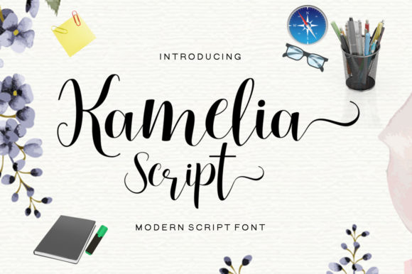 Kamelia Script: A Modern Calligraphy Font for Elegant Design