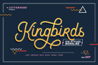 Kingbirds Script: A Monoline Font for Every Creative Mood
