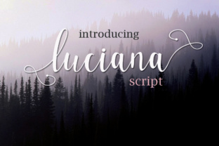 Luciana Script 2: A Modern Calligraphy Typeface for Creative Projects