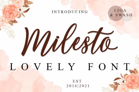 Milesto Script: A Playful Font That Brings Creative Projects to Life
