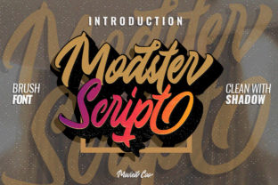 Modster Script: A Font with Urban Soul and Design Depth