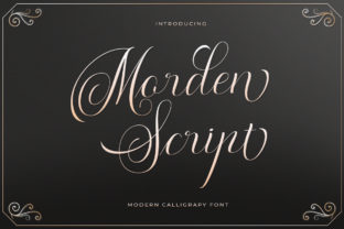 Morden Script: A Calligraphy Font for Modern Branding