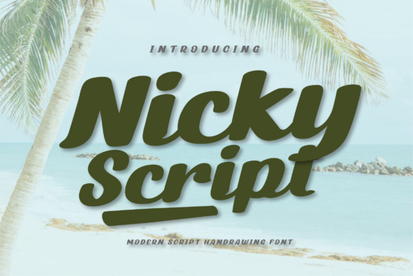 Nicky Script: A Brush Pen Font for Authentic Branding