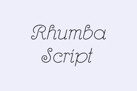 Rhumba Script: The Elegant Typeface for Modern Brands