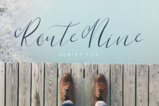 Rout Nine Script: A Handwritten Touch for Modern Designs