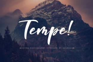 Tempe! Script: A Fresh Font for Modern Branding