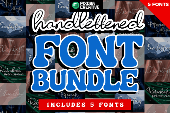 Unlock Authentic Charm with the Handlettered Script Bundle